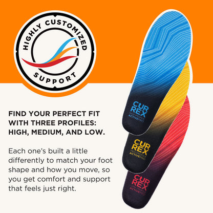 CURREX® ACTIVEPRO™ Insoles | Athletic Insoles for Gym-Goers & Fitness Enthusiasts