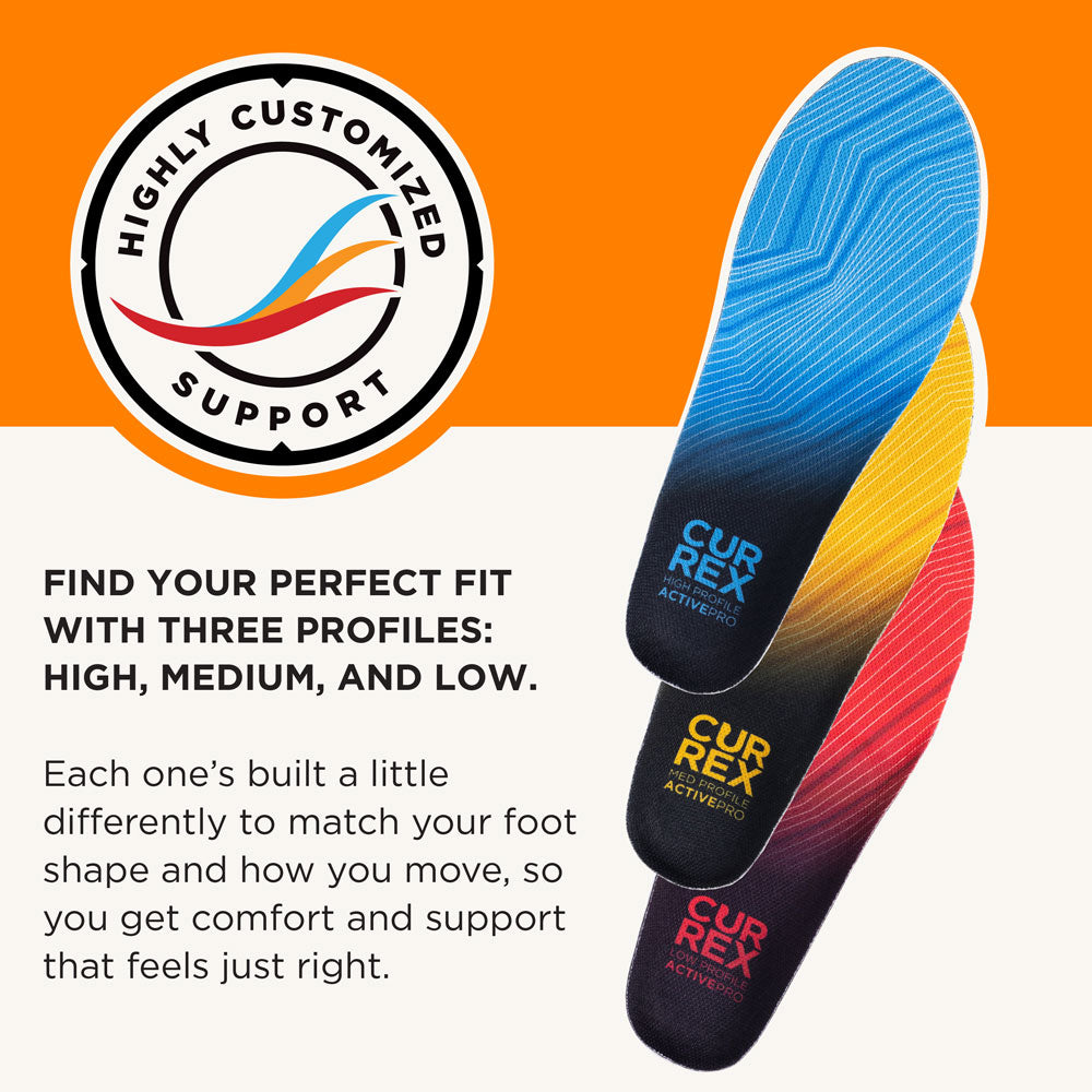 CURREX® ACTIVEPRO™ Insoles | Athletic Insoles for Gym-Goers & Fitness Enthusiasts
