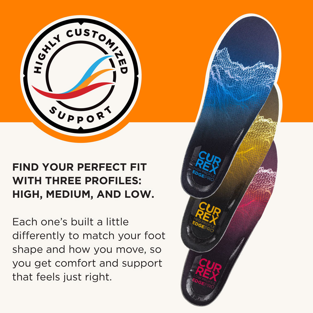 CURREX® EDGEPRO™ Insoles | Dynamic Insoles for Ski Boots, Skates & Winter Sports