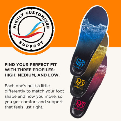 CURREX® EDGEPRO™ Insoles | Dynamic Insoles for Ski Boots, Skates & Winter Sports