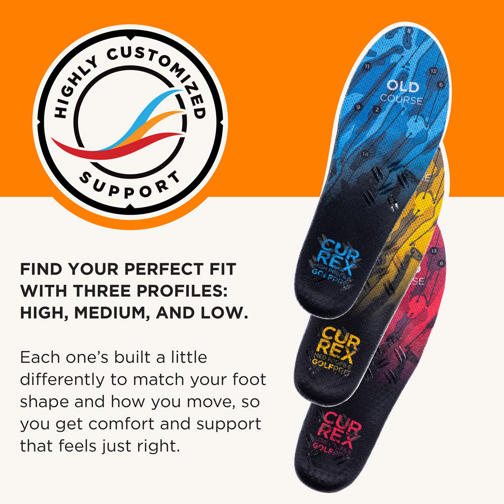 CURREX® GOLFPRO™ Insoles | Dynamic Insoles for Golf Shoes