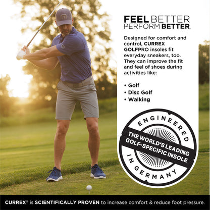 CURREX® GOLFPRO™ Insoles | Dynamic Insoles for Golf Shoes