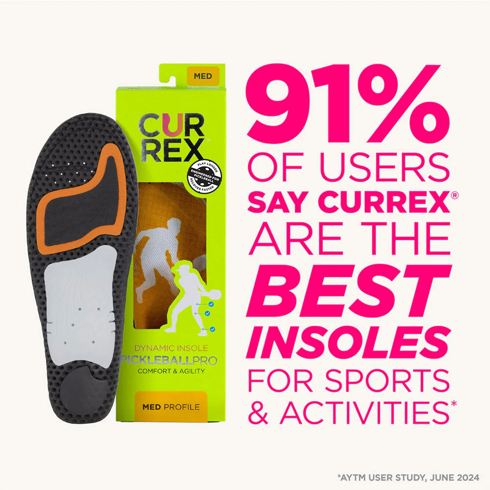 CURREX® PICKLEBALLPRO™ Insoles | Pickleball Insoles for Comfort, Control & Performance