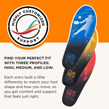 CURREX® PICKLEBALLPRO™ Insoles | Pickleball Insoles for Comfort, Control & Performance